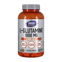 Глютамін Now Foods L-Glutamine 1000 mg 240 капсул