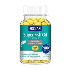Омега 3 Bioglan Super Fish Oil Omega-3 100 капсул