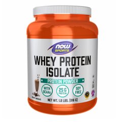 Сироватковий протеїн ізолят Now Foods Whey Protein Isolate 816 г Chocolate