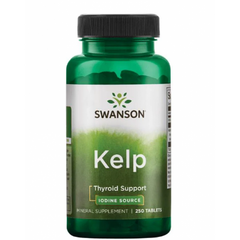 Ламинария Swanson Kelp Iodine Source 225 mcg 250 таблеток