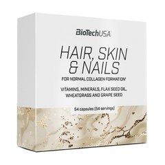 Витамины для волос, кожи и ногтей BioTechUSA Hair, Skin & Nails 54 капсул
