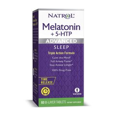 Мелатонин Natrol Melatonin + 5-htp 60 таб