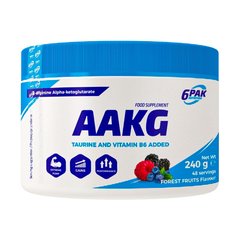 L-аргинин альфа-кетоглютарат 6Pak AAKG 240 грамм Лесные фрукты