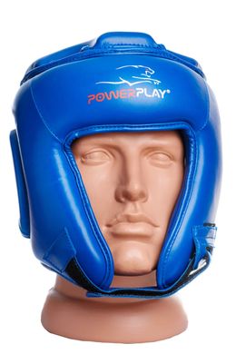 Боксерский шлем турнирный PowerPlay 3045 cиний XL