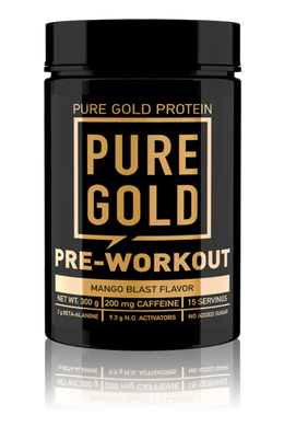 Предтренировочный комплекс Pure Gold Protein Pre-Workout 300 грамм Ананас