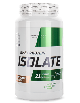 Сывороточный протеин изолят Progress Nutrition Whey Protein Isolate 908 г Шоколад и фундук