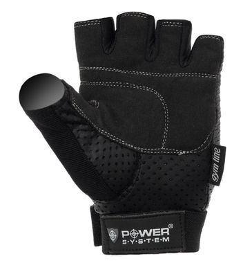 Перчатки для фитнеса и тяжелой атлетики Power System Power Plus PS-2500 Black S