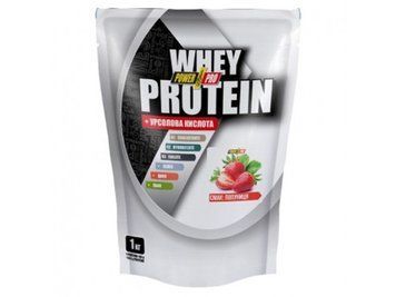 Протеин сывороточный с Урсоловой Кислотой Power Pro Whey Protein 1000 г Клубника со сливками