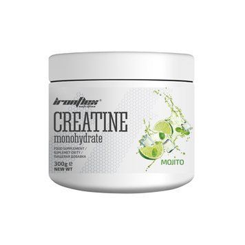 Креатин моногідрат IronFlex Creatine monohydrate 300 грам Мохіто