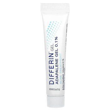 Гель Adapalene 0,1%, лікування вугрів, Differin, 15 унцій (0,5 г)
