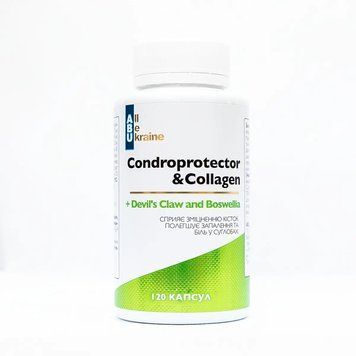 Комплекс для здоров'я суглобів з колагеном ABU All Be Ukraine (Condroprotector & Collagen) 120 капсул