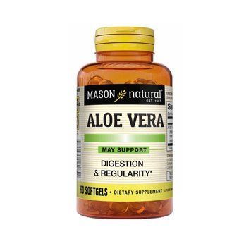 Алое Вера, Aloe Vera, Mason Natural, 60 гелевих капсул