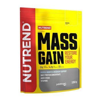 Гейнер для набора массы Nutrend Mass Gain 1050 г vanilla