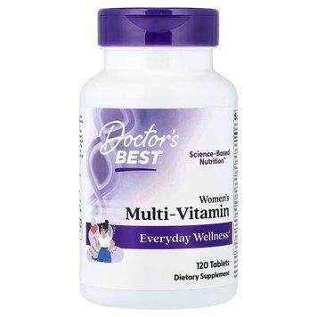 Мультивитамины для женщин, Women's Multi-Vitamin, Doctor's Best, 120 таблеток