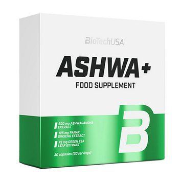 Ашваганда BioTechUSA Ashwa+ 30 капсул