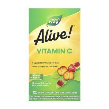 Витамин C Nature's Way Alive! Vitamin C 120 вег. капсул