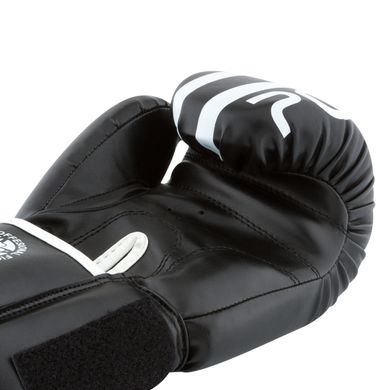 Боксерські рукавиці PowerPlay 3010 Чорно-Білі 14 унцій