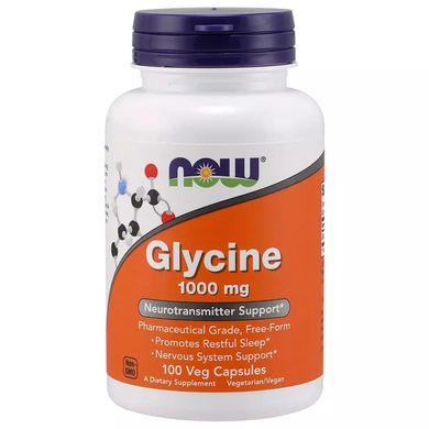 Глицин Now Foods Glycine 1000 mg 100 капс