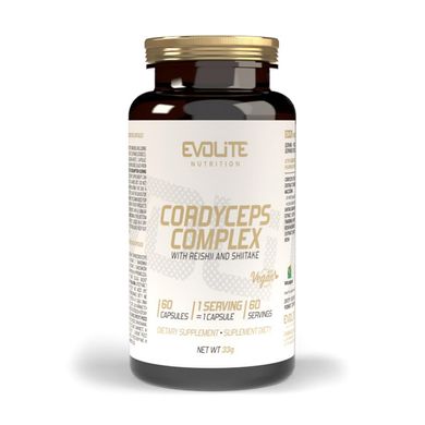 Кордицепс Evolite Nutrition Cordyceps 60 вег. капсул