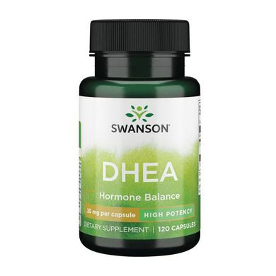 Дегідроепіандростерон Swanson DHEA 25 mg 120 капсул