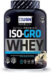 Сироватковий протеїн USN Iso-Gro Whey 2000 г cookies & cream