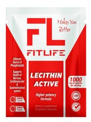Лецитин FitLife Lecithin Active 20 капсул