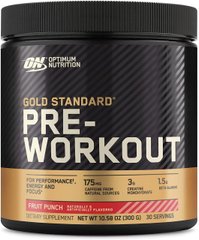 Предтренировочный комплекс Optimum Nutrition Pre-Workout gold standard (300 г) оптимумт нутришн fruit punch