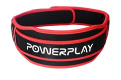 Пояс для важкої атлетики PowerPlay 5545 Чорно-Червоний (Неопрен) L