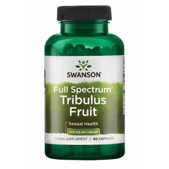 Трибулус террестрис Swanson Tribulus Fruit 500 mg 90 капсул