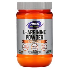 Аргинин порошок Now Foods (L-Arginine Powder) 454 г