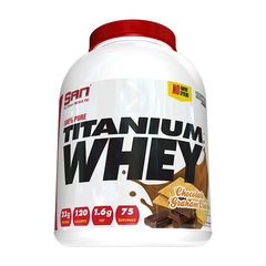 Сироватковий протеїн ізолят SAN 100% Pure Titanium Whey 2270 г титаниум strawberry