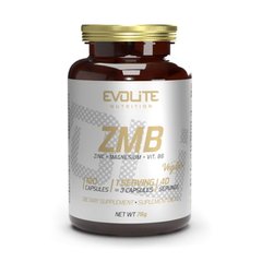 Цинк магний Б6 Evolite Nutrition ZMB 120 капсул