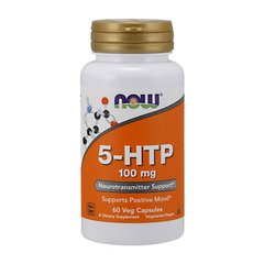 5-гідрокситриптофан Now Foods 5-HTP 100 мг 60 капсул