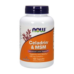 Целадрин МСМ Now Foods Celadrin & MSM 120 капс