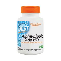 Альфа-липоевая кислота Doctor's BEST Alpha-Lipoic Acid 150 (120 капс) доктор бест
