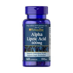 Альфа-липоевая кислота Puritan's Pride Alpha Lipoic Acid 600 mg (60 капсул) пуританс прайд