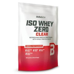 Сироватковий протеїн ізолят BioTech Iso Whey Zero Clear (454 г) Tropical Fruit