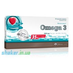 Омега 3 Olimp Omega 3 35% 1000 mg (60капс) рыбий жир олимп