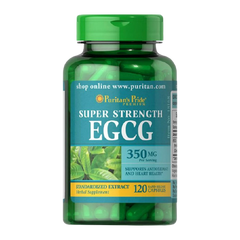 Камелія китайська Puritan's Pride Super Strength EGCG 350 mg 120 капсул