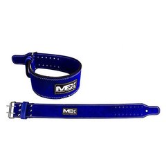 Пояс MEX Nutrition Power Lifting Belt (розмір L, blue)