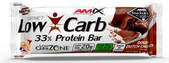 Протеїновий батончик Amix Low Carb 33% Protein Bar 60 грам double dutch chocolate