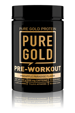 Передтренувальний комплекс Pure Gold Protein Pre-Workout 300 грам Ананас