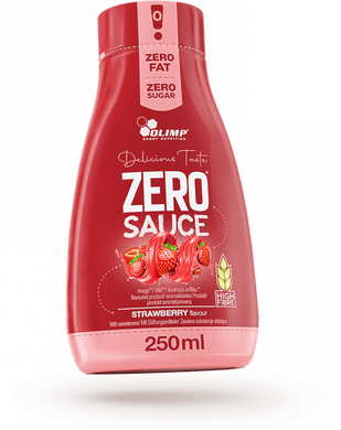 Низькокалорійний соус Olimp Zero Sauce 250 мл Полуниця