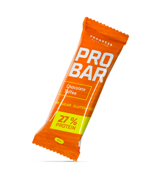 Протеїновий батончик Progress Nutrition Pro bar 45 грамм Chocolate Toffee