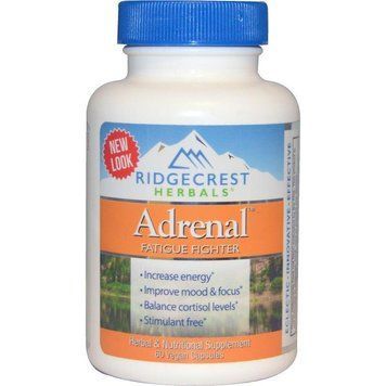 Комплекс для Ліквідації Втоми, Adrenal Fatigue Fighter, RidgeCrest Herbals, 60 гелевих капсул