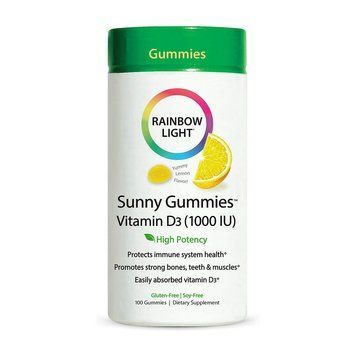 Вітамін D3 Rainbow Light Sunny Gummies Vitamin D3 1000 IU 100 жувачок