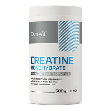 Креатин моногідрат OstroVit Creatine Monohydrate (500 г) lemon