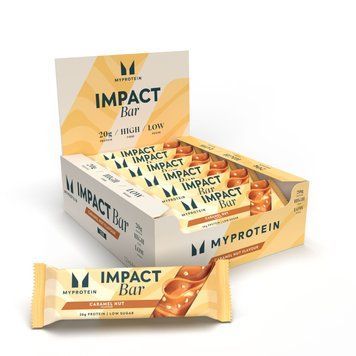 Протеиновые батончики Myprotein Impact Protein Bar 12x64 г Caramel Nut