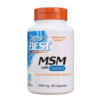 Метилсульфонилметан МСМ Doctor's BEST MSM with OptiMSM 180 капсул