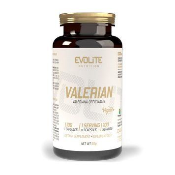 Корінь валеріані екстракт Evolite Nutrition Valerian 100 вег. капсул